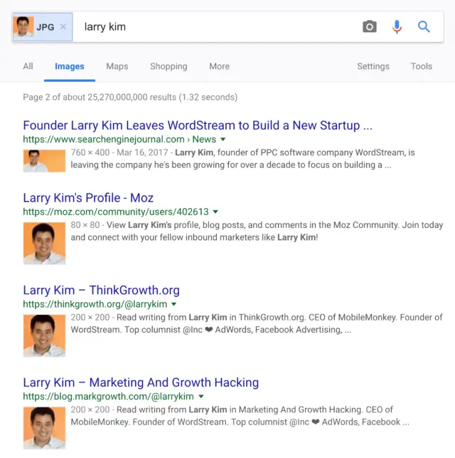google image search