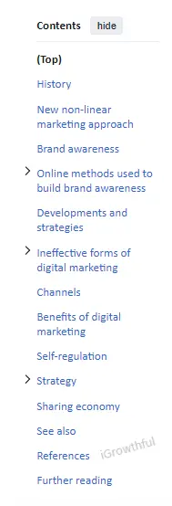wikipedia sidebar