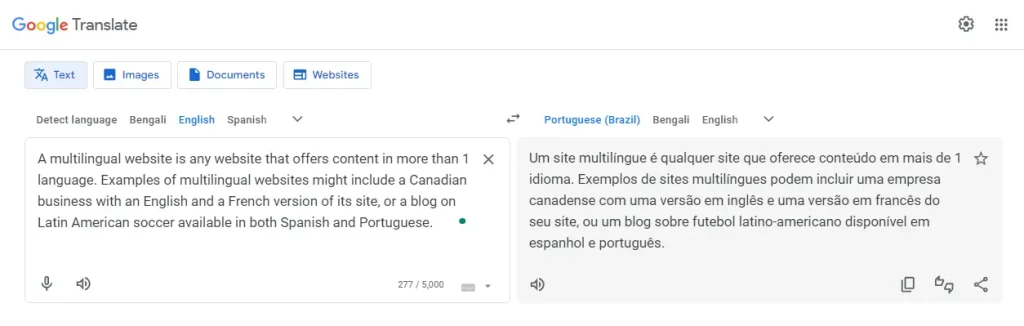 multilingual translation